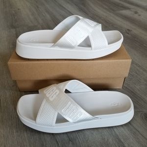 UGG Emily Mesh Slide Sandals.